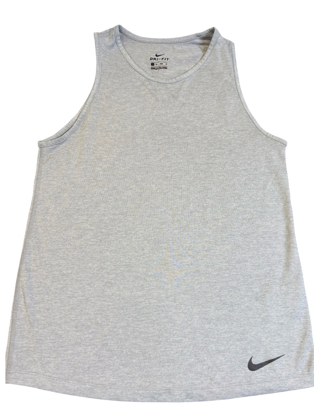 Nike Dri-FIT Women’s Training Tank Top Gray XS Racerback Workout Shirt EUC